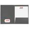 JAM Paper 2-Pocket Textured Linen Business Folders, 100ct.